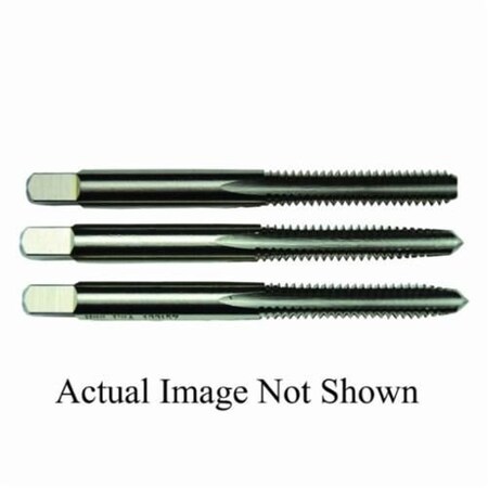 Hand Tap Set, Straight Flute, Series 110, Imperial, 3 Piece, 5818 Size, GroundUNF Thread Standar